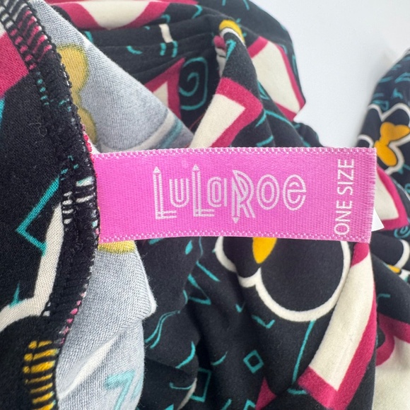Lularoe Leggings Women One Size Black Minnie Mouse Retro Comfy Stretch Disney - Picture 5 of 11